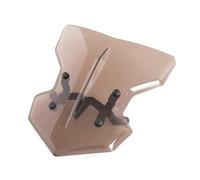 Parabrisas Deflector para MT-03 para MT03 2020 2021 2022 Pare-brise Parabrisas Motocicleta Flujo Aire Deflector Viento Visera Flyscreen Deflector Viento(Marrón)