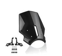 Parabrisas Deflector Parabrisas Turismo Motocicleta Visera Protectora Carenado, Deflector Pantalla Viento para CB 650R CB650R 2019-2025 Deflector Viento(Black-2019-2023)