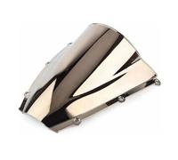 Parabrisas Deflectores Viento Visera Para CBR 600 RR Para F5 2003 2004 Para CBR600RR Para CBRF5 Para 600RR Para CBR600 Parabrisas Motocicleta Pantalla Doble Burbuja(Silver)