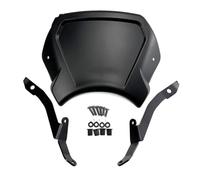 Parabrisas Deflectores Viento Visera Para CMX 1100 Para CMX1100 Para REBEL 2021 2022 2023 2024 Accesorios De Motocicleta ABS Cafe Sports Placa Frontal Parabrisas Deflector Parabrisas(Black)