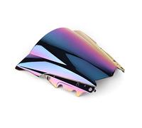 Parabrisas Deflectores Viento Visera Para YZF Para R25 Para R3 Para YZFR25 Para YZFR3 2013 2014 2015 2016 2017 2018 Parabrisas Doble Burbuja Motocicleta Deflector Carenado(Iridium)