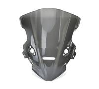 Parabrisas Deflectores Viento Visera Parabrisas De Motocicleta Deflectores De Viento Protector Para 675SR Para 675SR-R Para 675SRR(Gray)