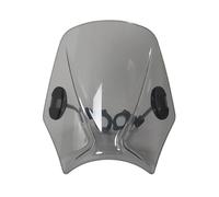 Parabrisas Delantero Moto para ZONTES G1-125 G1125 2021 2022 2023 Cubiertas Deflector De Lente Humo Parabrisas Universal para Motocicleta Deflector De Viento(Retro Light Smoke)