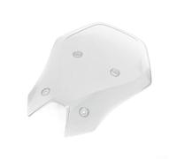 Parabrisas delantero, transparente, deflector de viento elevado, bloquea desechos e insectos, acrílico de alto impacto, para Kawasaki Z900 2025 (TRANSPARENTE)