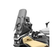 Parabrisas Elevado para Motocicleta para CFMOTO 450MT 450 MT 450 2024, Visera, Protector De Viento, Piezas Y Accesorios. Protector De Carenado Deflector De Viento(Titanio,45CM)