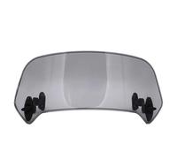 Parabrisas Extensión de Parabrisas Universal para Motocicleta, alerón Ajustable con Abrazadera, Accesorios deflectores
