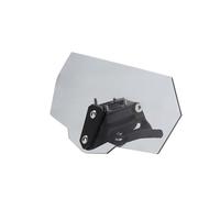 Parabrisas Extensión Universal para Parabrisas de Motocicleta, alerón Ajustable con Abrazadera, Deflector Apto para Todos los Modelos