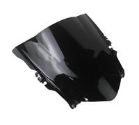 Parabrisas Frontal para CBR500R 2013 2014 2015 Parabrisas Delantero Transparente/Oscuro/Deflector De Viento Doble Burbuja(Negro)