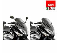 Parabrisas GIVI Bajo Y Deportivo Negro Brillante 59 X 45CM Yamaha YZF T-Max 500