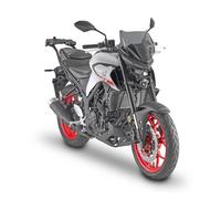 Parabrisas GiVi tintado 280 x 365 mm con ABE para Kawasaki Z650, Yamaha MT-03