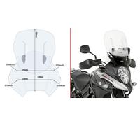 Parabrisas GIVI Transparente Airflow Suzuki DL 650 V-Strom 2019 2020 2021 AF3112