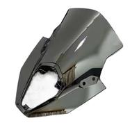 Parabrisas Modificado para Kawasaki para Ninja 650 para ER6F 2020 2021 2022 2023 Accesorios modificación Motocicleta Visera deflectora Parabrisas Viser Parabrisas para Motocicleta(Black)