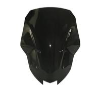Parabrisas Modificado para Kawasaki para Versys 650 para KLE650 2022-2025 Parabrisas De 25 Mm De Grosor. Deflector De Viento Visera De Cristal(Black)