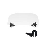Parabrisas Moto Extensión De Alerón De Parabrisas Variable con Abrazadera Universal para Motocicleta para VOGE, para Valico Y para DS900X Carenabris(Big Transparent)