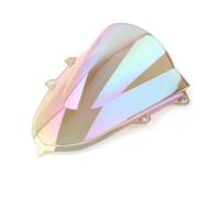 Parabrisas Moto Pantalla Motocicleta para YZF R125 R15 V3.0 2017 2018 2019 2020 2021 Deflector Protector Parabrisas(Iridio Blanco)