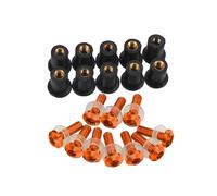 Parabrisas Moto para CRF1100L para CRF1000L para África para Twin 1100 1000 para Adventure Sport Parabrisas Tuercas Pernos Tornillos Motocicleta Carenabris(Orange)