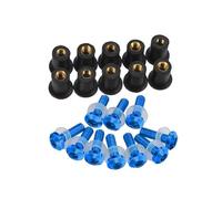 Parabrisas Moto para CRF1100L para CRF1000L para África para Twin 1100 1000 para Adventure Sport Parabrisas Tuercas Pernos Tornillos Motocicleta Carenabris(Blue)