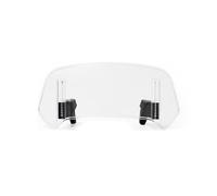 Parabrisas Moto para Forza 125 para 300 para 350 750 para NSS Extensión Parabrisas Universal con Abrazadera Ajustable para Alerón Carenabris(B Transparent)