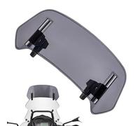 Parabrisas Moto para Guzzi V85 TT 2019 2020 2021 2022 2023 2024 2025 2026, Extensión Parabrisas Moto Clip-On Ajustable, Alerón Moto, Deflector de Parabrisas Accesorios,280mm×120mm Bsmoke