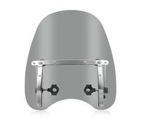 Parabrisas Moto para Hardware para Manillares De 7/8 "y 1" Parabrisas Universal Ahumado para Motocicleta(Claro)