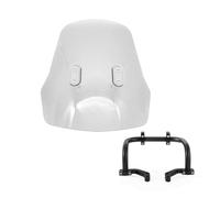 Parabrisas Moto para Hunter para Cub CT125 para JA55/65 2021-2024 Parabrisas Motocicleta Deflector De Viento para Viajes con Barra Montaje(Clear)