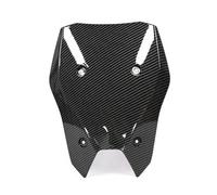 Parabrisas Moto para Kawasaki para Z900 Z 900 SE 25-26 Deflectores Viento Visera Parabrisas Motocicleta Touring Tamaño Mediano Cubierta Protectora Carenabris(Carbon Pattern)
