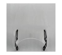 Parabrisas Moto para Kawasaki W800 W650 W 800 650, Soporte, Montaje Faro, Motocicleta Gris, 1999-2018, 2019 2020 Carenabris(A Type Clear)