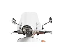 Parabrisas Moto para Lambretta G350 2023 Parabrisas Delantero Ensanchado Y Elevado Deflector De Viento para Lambretta G350 para Motocicleta Carenabris(Transparent-A)