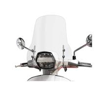 Parabrisas Moto para Lambretta G350 2023 Parabrisas Delantero Ensanchado Y Elevado Deflector De Viento para Lambretta G350 para Motocicleta Carenabris(Transparent-D)