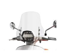 Parabrisas Moto para Lambretta G350 2023 Parabrisas Delantero Ensanchado Y Elevado Deflector De Viento para Lambretta G350 para Motocicleta Carenabris(Transparent)