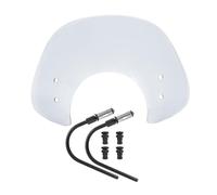 Parabrisas Moto para Piaggio para Vespa para GTS 250 300 LX125 LX150 LX50 Motocicleta Deflector De Aire Y Viento Protector Parabrisas Carenabris(Light Smoke-Short)