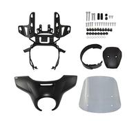 Parabrisas Moto para Rebel para CMX 1100 CM1100 SC83 2021-2024 Moto Cubierta De Faro Delantero De Motocicleta Carenado Parabrisas Carenabris(Matte Black-Gray)