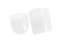 Parabrisas Moto para Sportster XL 883 1200 para Roadster para Dyna para Low Parabrisas Motocicleta Carenado De Cuarto Protector Pantalla De Viento Carenabris(Clear Wind Screen)