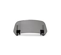 Parabrisas Moto para Yamaha para TMAX para 500 530 TMAX560 Extensión Universal De Parabrisas Motocicleta Accesorios Deflectores Alerón Ajustables(Smoke)