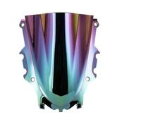 Parabrisas Moto para YZF R3 R25 2019-2025 Parabrisas De Motocicleta De Doble Burbuja Carenabris(Iridium)