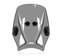 Parabrisas Moto para Zontes para G1-125 2020-2024 Parabrisas De Motocicleta Universal Cubierta De Parabrisas Accesorios De Pantalla Deflector(Grey)