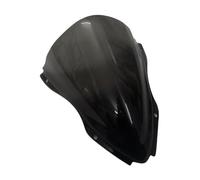 Parabrisas Moto para ZX10R ZX 10R 2016 2017 2018 2019 Parabrisas Negro ZX-10R Doble Burbuja(Grey)