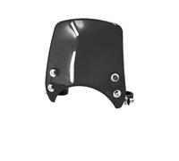 Parabrisas Moto Parabrisas Ajustable para Motocicleta para Sportster XL 1200 883 72 48 para Iron 2004 En Adelante, Horquilla De 39 Mm A 41 Mm Carenabris(Smoke Windscreen)