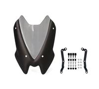 Parabrisas Moto Parabrisas Deportivo para Motocicleta para Kawasaki Z900 Z 900 Z650 2020 2021 2022 2023 2024 Carenabris(Grey)