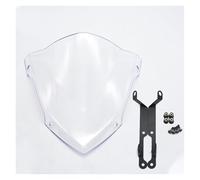 Parabrisas Moto Parabrisas Deportivo para Motocicleta para MT-07 para MT07 FZ-07 FZ07 2014 2015 2016 2017 2018 2019 2020 Carenabris(Transparent 14-17)