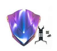 Parabrisas Moto Parabrisas Deportivo para Motocicleta para MT-07 para MT07 FZ-07 FZ07 2014 2015 2016 2017 2018 2019 2020 Carenabris(Rainbow 18-20)