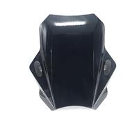 Parabrisas Moto Parabrisas Universal para Motocicleta para VOGE 300AC Y para 300ACX 2021, Protector De Pantalla con Lente Ahumada Carenabris(Negro)
