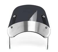 Parabrisas Moto Universal Parabrisas Deflector de Viento para 5'' - 7'' Faro Motocicleta (Ahumado)