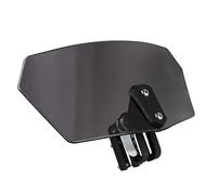 Parabrisas Motocicleta Compatible Con 1 Uds Parabrisas Ahumado Para Motocicleta Deflector De Viento Flujo Aire Accesorios Modificación