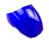 Parabrisas Motocicleta Deflector para CBR600F F4 para CBR 600 F para CBR600F4 1999 2000 Parabrisas De Motocicleta Parabrisas Doble Burbuja Parabrisas Motocicleta(Azul)
