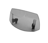 Parabrisas Motocicleta Extensión De Alerón Deflector Viento Ajustable para Parabrisas Motocicleta Universal(Smoke)