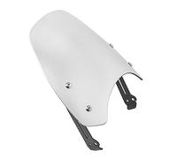 Parabrisas Motocicleta para Ducati para Scrambler 2015-2019 2020 Deflector Viento Parabrisas Delantero Motocicleta Protector Pantalla Soporte Carenabris(Plata)