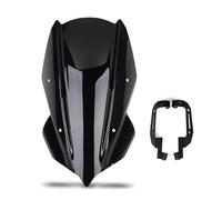 Parabrisas Motocicleta Para Kawasaki Para Z400 Para Z250 2019 2020 2021 Sport Touring Motocicleta Deflector Viento Pantalla Protectora Cupula Parabrisa(Smoke)