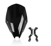 Parabrisas Motocicleta Para Kawasaki Para Z500 Para SE Para ABS 2024 2025 Parabrisas Grande Alto Para Motocicleta Touring Protector Deflector De Viento Cupula Parabrisa(Dark Smoke)