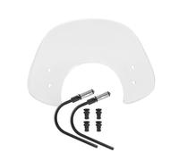 Parabrisas Motocicleta para Piaggio para Vespa GTS 250 300 LX125 LX150 LX50 Deflector Viento Parabrisas Motocicleta Protector Antipolvo(Clear-Short)